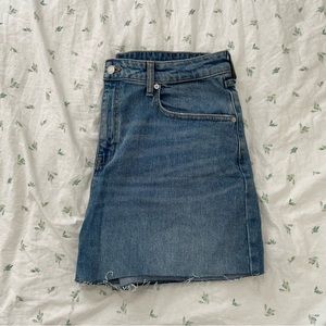 WILD FABLE - Wide Leg Denim Shorts w/ DIY Raw Hem